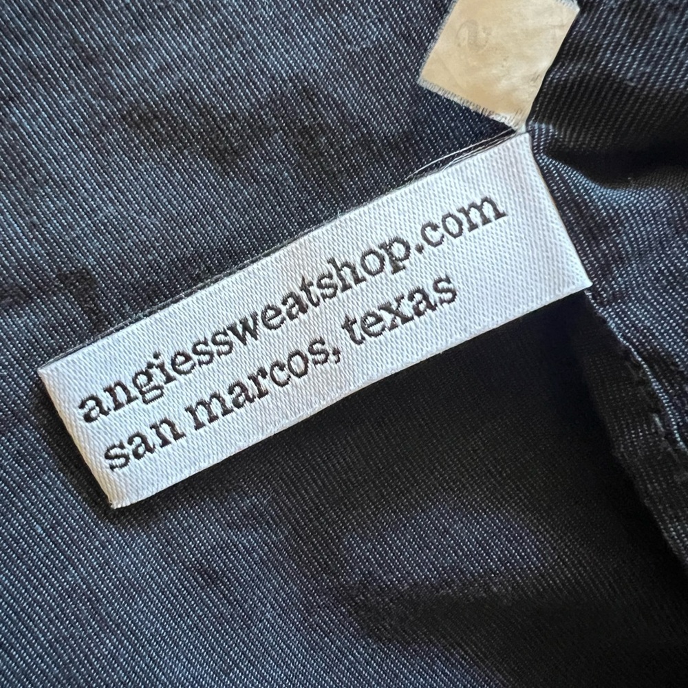 🖤Black A-Line Cotton Bicycle Skirt by Designer Angie’s Sweatshop - Picture 4 of 6